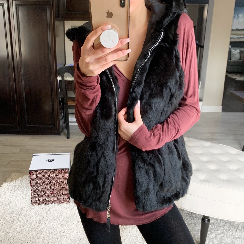 🏴🖇LAST▫️IKA Faux Fur Vest